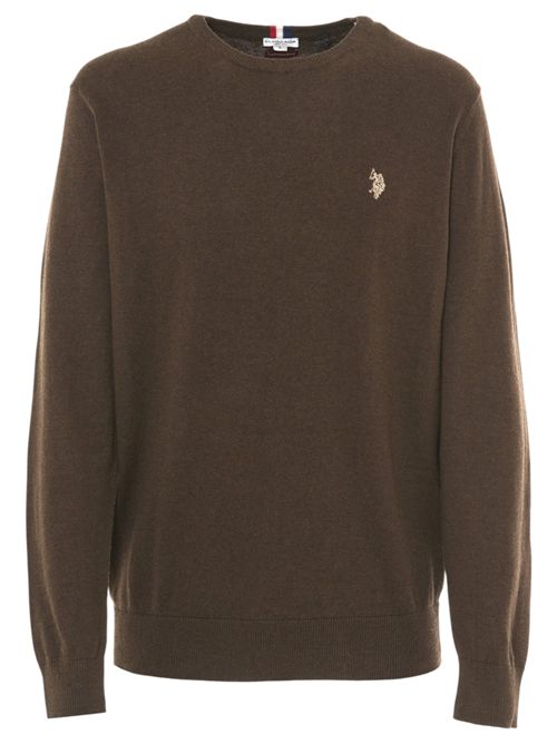 Maglia girocollo cotone e cashmere U.S. POLO ASSN | US42173001169