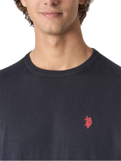 Maglia girocollo cotone e cashmere U.S. POLO ASSN | US42173001179