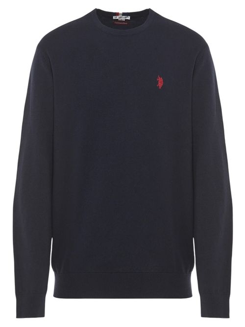 Maglia girocollo cotone e cashmere U.S. POLO ASSN | US42173001179