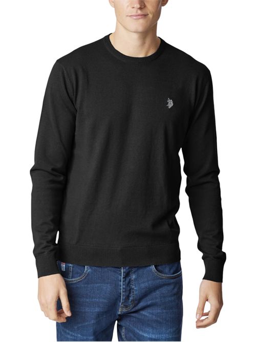 Maglia girocollo cotone e cashmere U.S. POLO ASSN | US42173001199