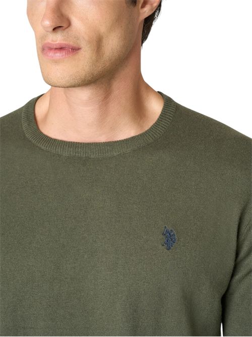 Maglia girocollo cotone e cashmere U.S. POLO ASSN | US42173001249
