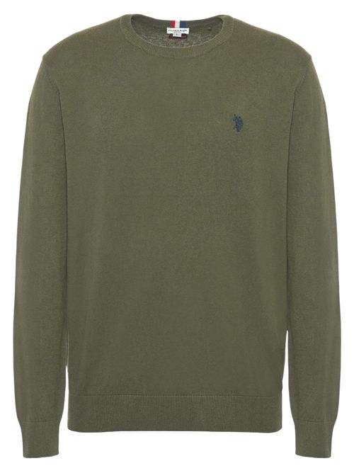 Maglia girocollo cotone e cashmere U.S. POLO ASSN | US42173001249
