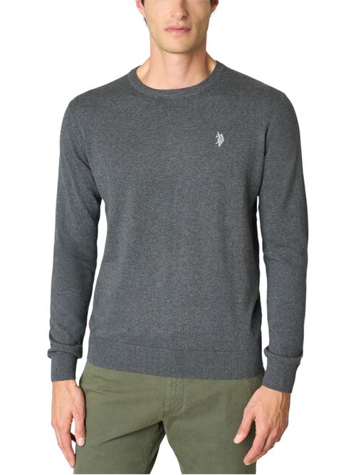 Maglia girocollo cotone e cashmere U.S. POLO ASSN | US42173001289