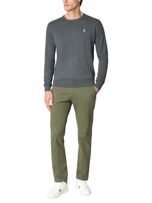 Maglia girocollo cotone e cashmere U.S. POLO ASSN | US42173001289