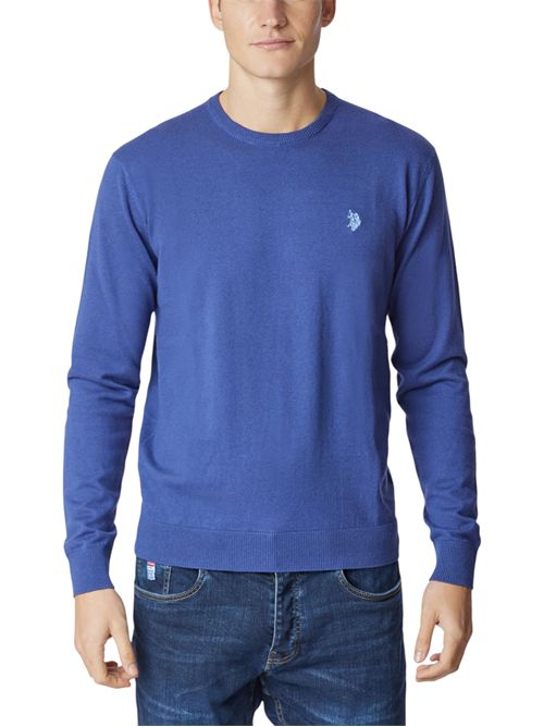 Maglia girocollo cotone e cashmere U.S. POLO ASSN | US42173001373
