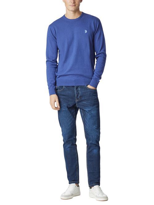 Maglia girocollo cotone e cashmere U.S. POLO ASSN | US42173001373