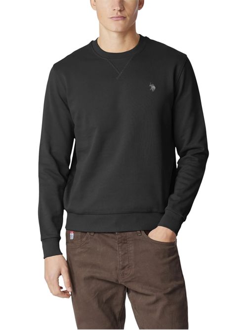 Felpa girocollo in cotone con logo U.S. POLO ASSN | US42187002199
