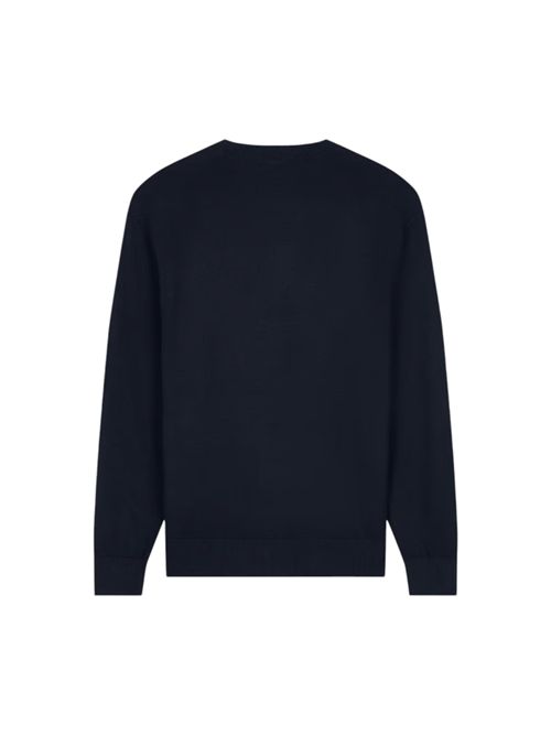 Maglione girocollo con logo in cotone viscosa e seta Icon ARMANI EXCHANGE | XM000338-AF12291UB101