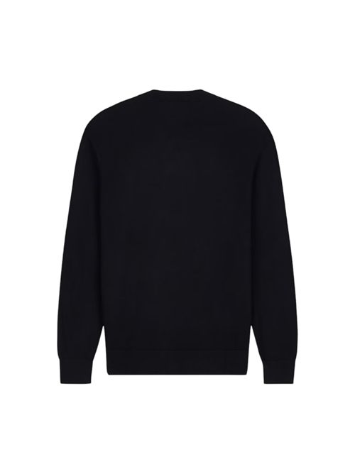 Maglione girocollo con logo in cotone viscosa e seta Icon ARMANI EXCHANGE | XM000338-AF12291UC001