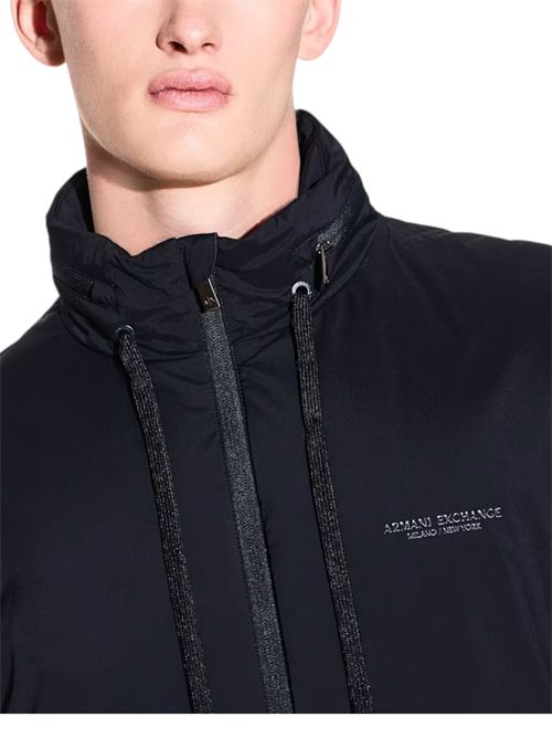 Bomber leggero con collo alto e zip intera Essential ARMANI EXCHANGE | XM001583-AF19196UB101