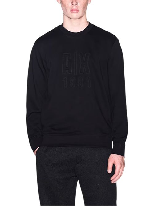 Felpa regular fit in cotone french terry ARMANI EXCHANGE | XM002801-AF20934UC001