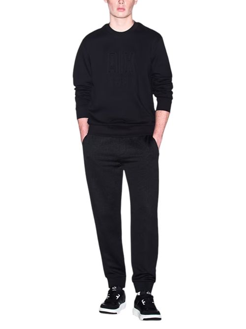 Felpa regular fit in cotone french terry ARMANI EXCHANGE | XM002801-AF20934UC001