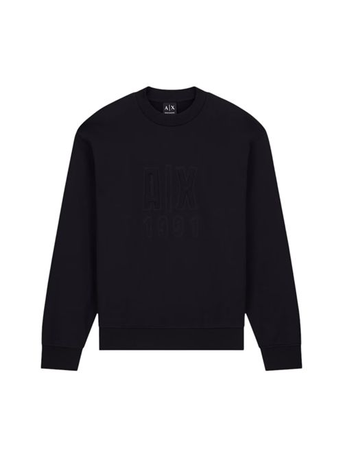Felpa regular fit in cotone french terry ARMANI EXCHANGE | XM002801-AF20934UC001