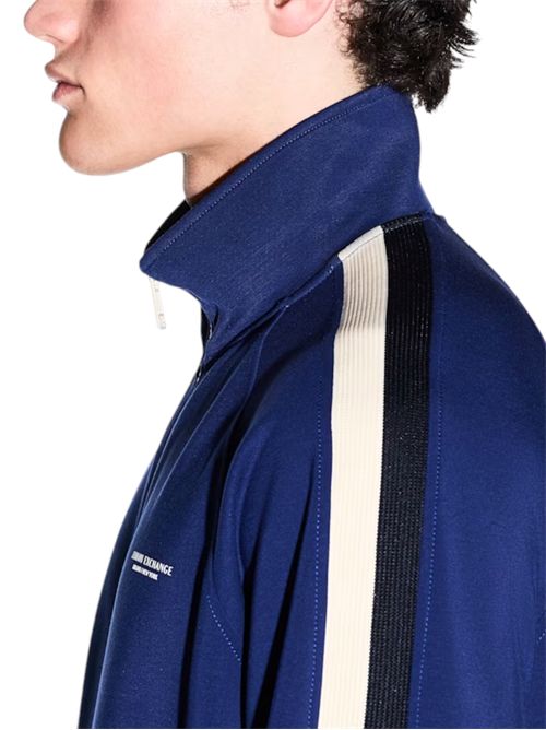 Felpa in modal stretch con bande a contrasto ARMANI EXCHANGE | XM002892-AF19936UB095