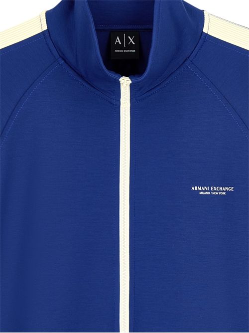 Felpa in modal stretch con bande a contrasto ARMANI EXCHANGE | XM002892-AF19936UB095