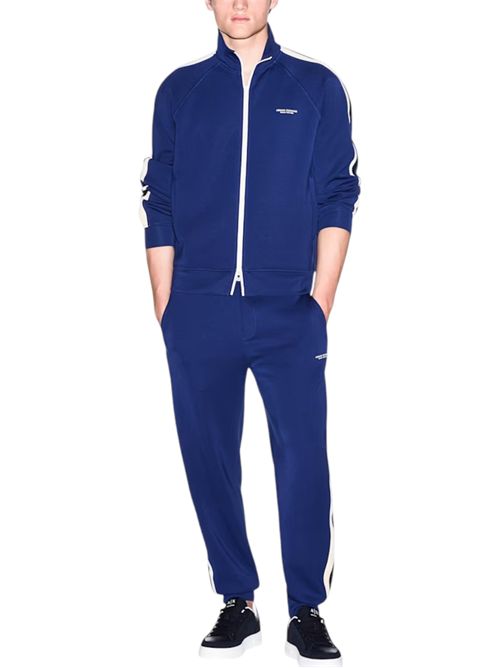 Felpa in modal stretch con bande a contrasto ARMANI EXCHANGE | XM002892-AF19936UB095