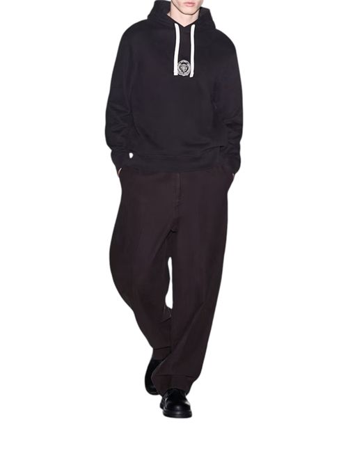 Felpa Crossover in cotone con cappuccio e logo ARMANI EXCHANGE | XM002912-AF26047U8128
