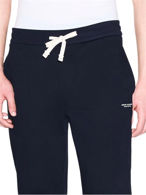 Pantaloni regular fit in cotone french terry ARMANI EXCHANGE | XM002964-AF20934UB101