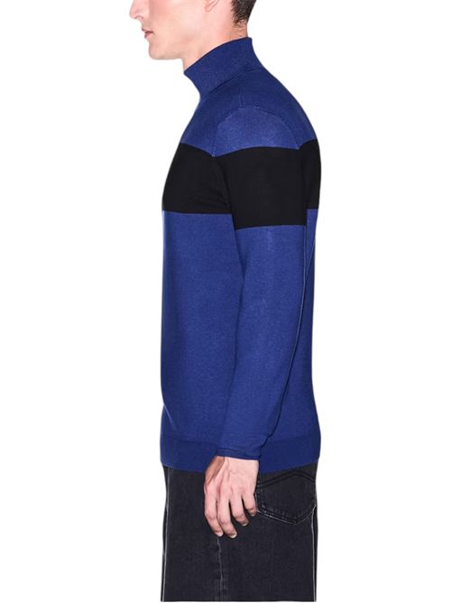 Pullover Up For Party a collo alto in misto viscosa ARMANI EXCHANGE | XM002987-AF26379MB036