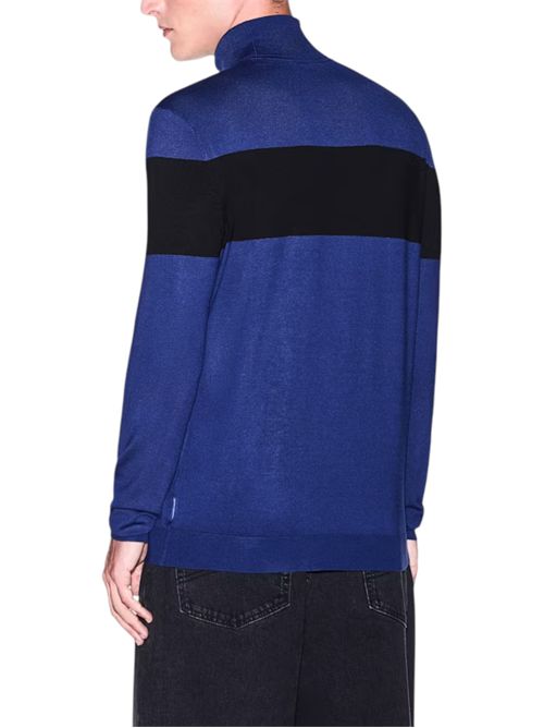 Pullover Up For Party a collo alto in misto viscosa ARMANI EXCHANGE | XM002987-AF26379MB036