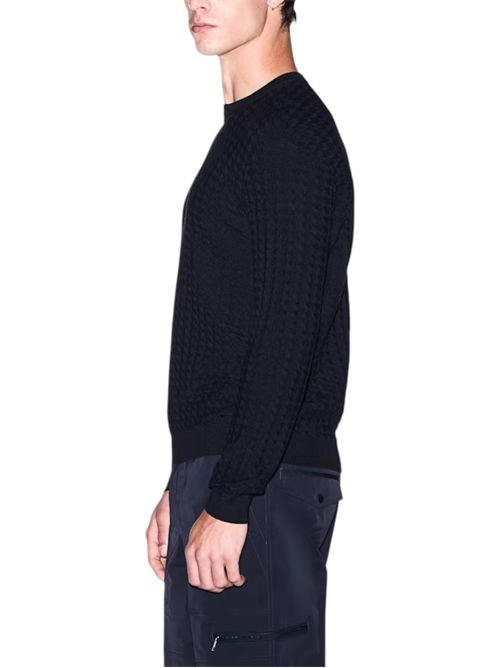 Pullover girocollo vestibilità regular in viscosa lavorata ARMANI EXCHANGE | XM002988-AF10454FB536