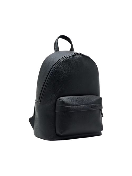 Zaino con finitura martellata e tasca frontale con zip ARMANI EXCHANGE | XM003142-AF26651UC001