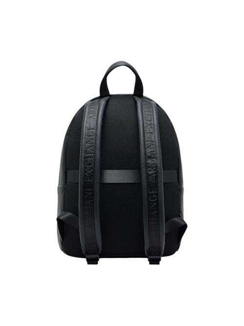 Zaino con finitura martellata e tasca frontale con zip ARMANI EXCHANGE | XM003142-AF26651UC001