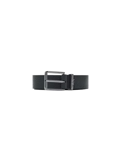 Cintura in pelle liscia con fibbia in metallo logata ARMANI EXCHANGE | XM003386-AF26716UC001