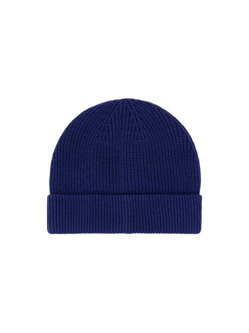 Berretto a costine in lana vergine e cotone con risvolto ARMANI EXCHANGE | XM003589-AF14008UB095