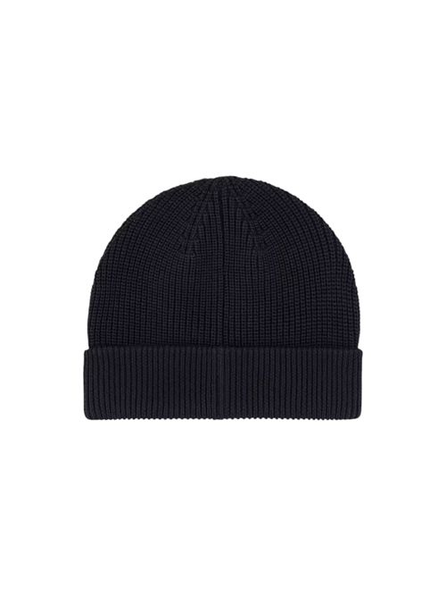 Berretto a costine in lana vergine e cotone con risvolto ARMANI EXCHANGE | XM003589-AF14008UB101