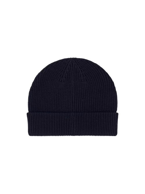 Berretto a costine in lana vergine e cotone con risvolto ARMANI EXCHANGE | XM003589-AF14008UC001