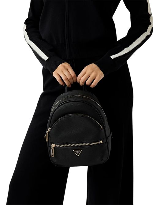 Mini zaino Manhattan con tasche GUESS | BG711832NERO