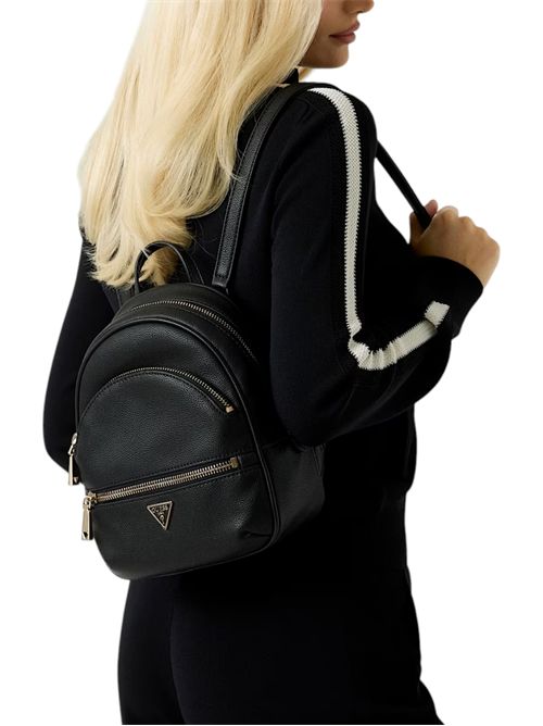 Mini zaino Manhattan con tasche GUESS | BG711832NERO