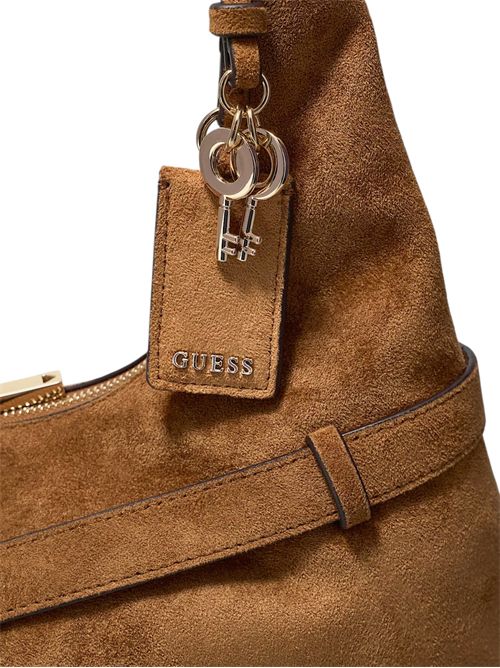 Borsa Hobo Ella GUESS | SG975401COGNAC