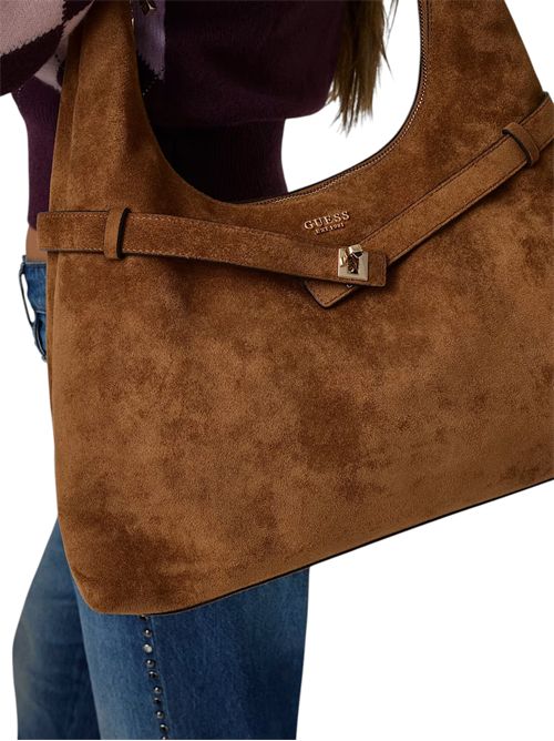 Borsa Hobo Ella GUESS | SG975401COGNAC