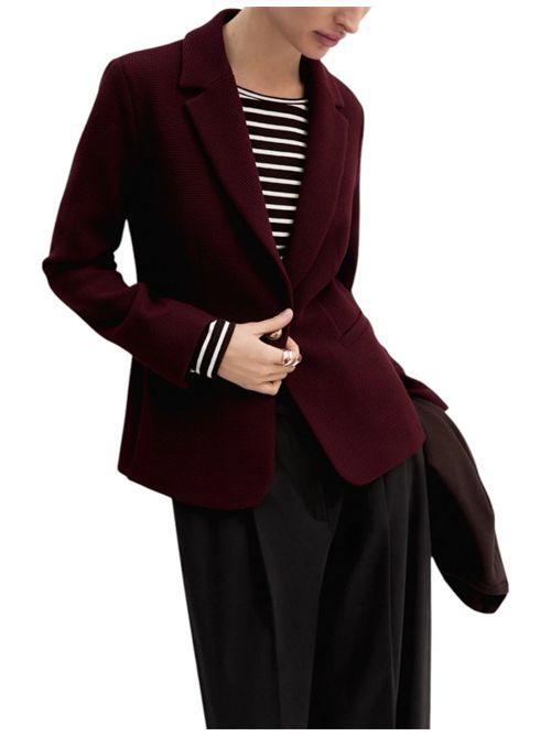 Giacca sfiancata in stuoia stretch emmaris EMME MARELLA | 2625046101004