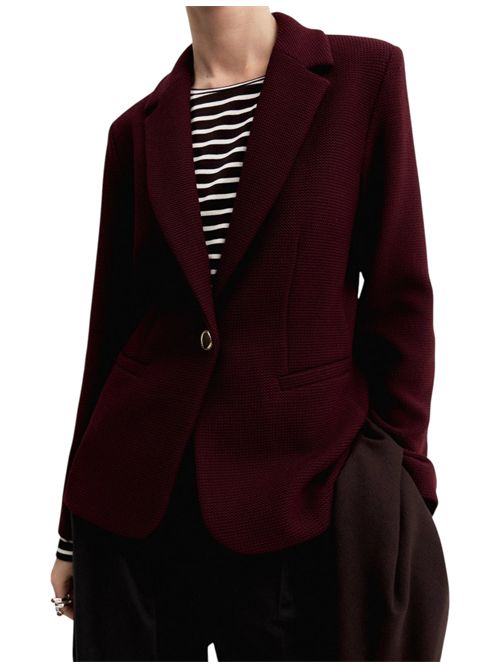 Giacca sfiancata in stuoia stretch emmaris EMME MARELLA | 2625046101004