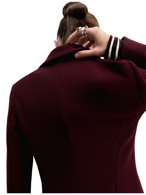 Giacca sfiancata in stuoia stretch emmaris EMME MARELLA | 2625046101004