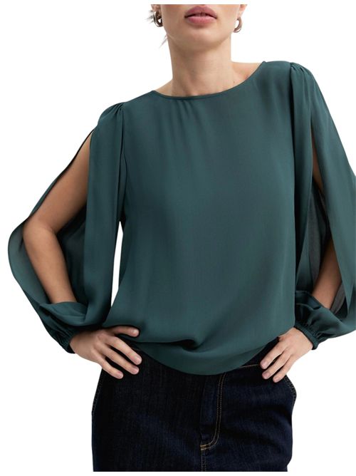 Blusa in crepe di viscosa emmcanapa EMME MARELLA | 2625116111002