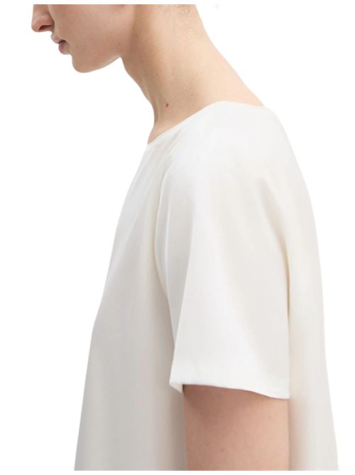 Blusa a maniche corte in raso leggero emmpanteon EMME MARELLA | 2625116121001