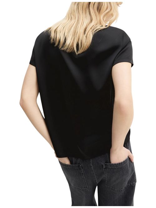 Blusa a maniche corte in raso leggero emmpanteon EMME MARELLA | 2625116121016