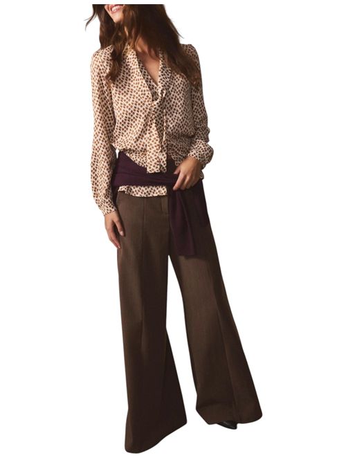 Camicia in crêpe con sciarpina emmalbore EMME MARELLA | 2625116181008