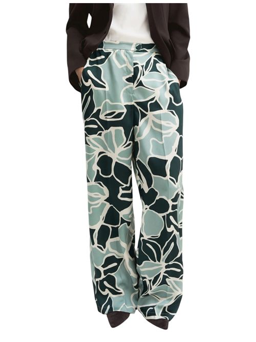 Pantalone dritto in twill stampato emmunigeno EMME MARELLA | 2625136041001