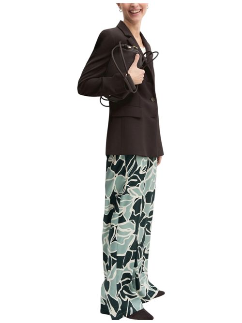 Pantalone dritto in twill stampato emmunigeno EMME MARELLA | 2625136041001