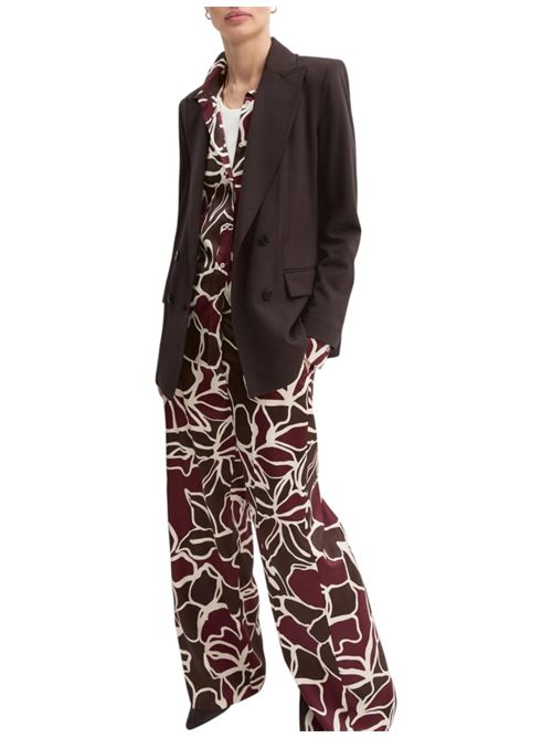 Pantalone dritto in twill stampato emmunigeno EMME MARELLA | 2625136041002