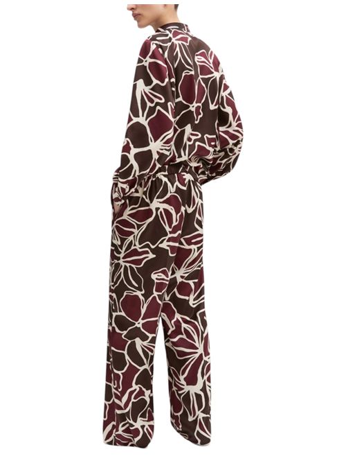 Pantalone dritto in twill stampato emmunigeno EMME MARELLA | 2625136041002
