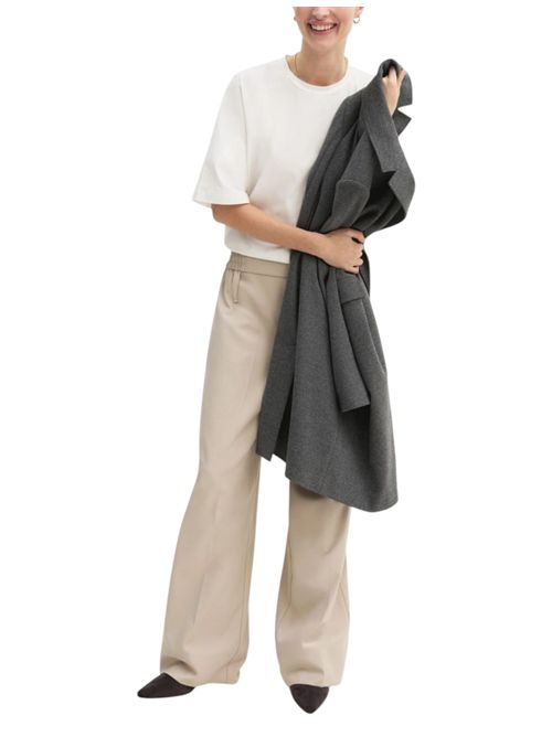 Pantalone dritto in flanella stretch emmfiesta EMME MARELLA | 2625136111004