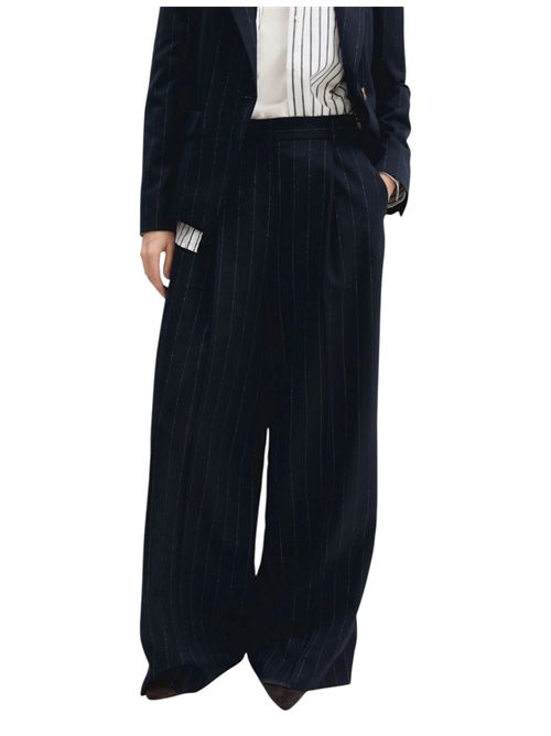 Pantalone in gessato lamé  emmbaffo2 EMME MARELLA | 2625136211001