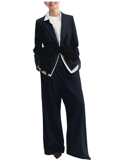 Pantalone in gessato lamé  emmbaffo2 EMME MARELLA | 2625136211001