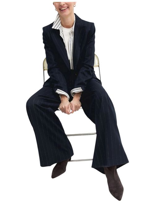 Pantalone in gessato lamé  emmbaffo2 EMME MARELLA | 2625136211001